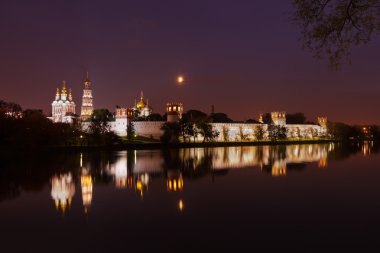 Moskova Rusya 'daki Novodevichiy manastırı