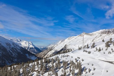 Mountain ski resort hochgurgl Avusturya