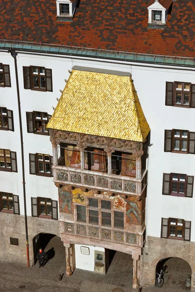 Slavné Zlaté střechy - Rakousko innsbruck — Stock fotografie