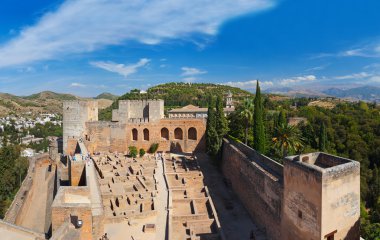 Alhambra palace, granada, İspanya