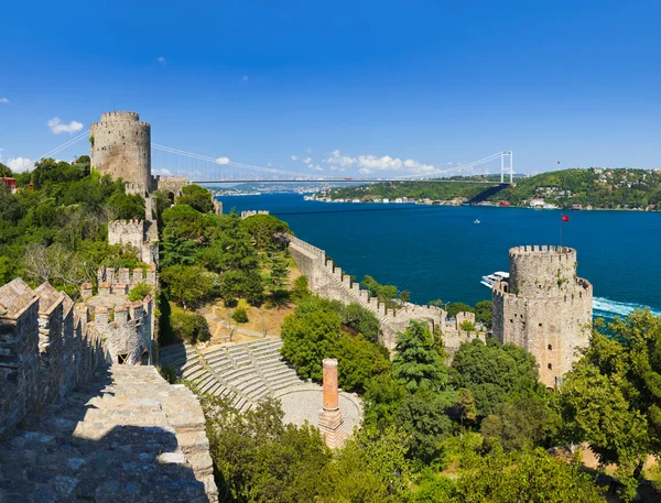 Rumunská pevnost v Istanbulu Turecko — Stock fotografie