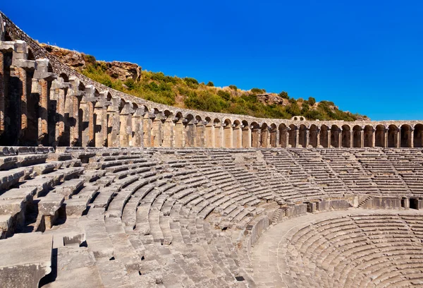 Altes amphitheater aspendos in antalya, truthahn — Stockfoto