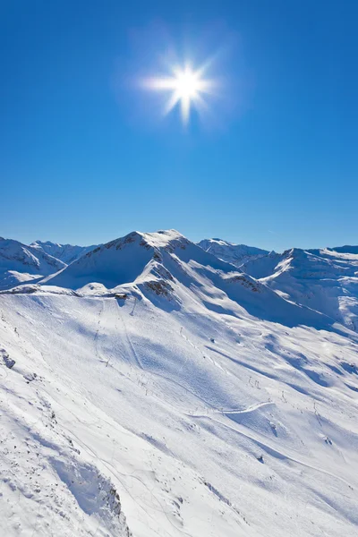 Dağlar kayak merkezi Bad Gastein - Avusturya — Stok fotoğraf