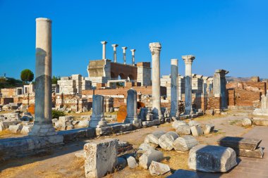 Selçuk Efes Türkiye'de st. johns Bazilikası kalıntıları