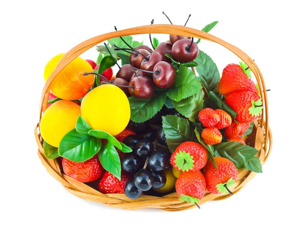 Basket with fruits — Stock Photo, Image