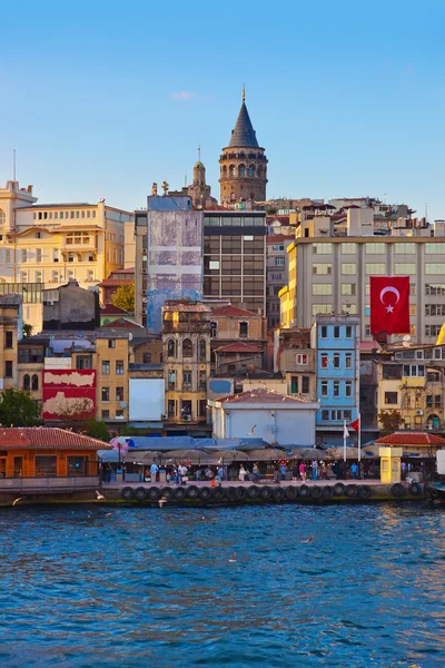 Istanbul Turkiet vid solnedgången — Stockfoto