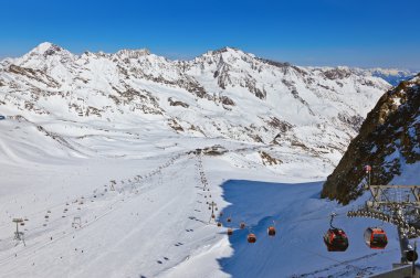dağlarda Kayak - Innsbruck Avusturya