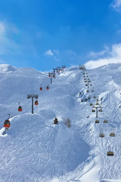 Bergen ski resort kaprun-Oostenrijk — Stockfoto