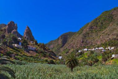 Hermigua valley in La Gomera island - Canary clipart
