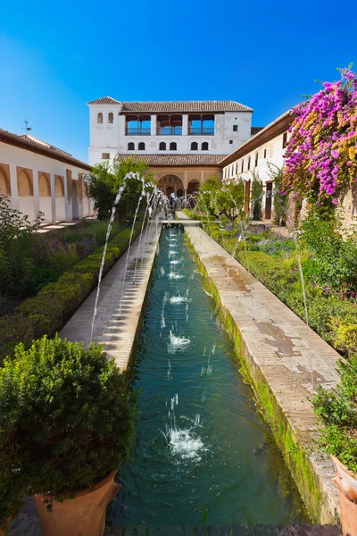 Alhambra palace at Granada Spain — Stock Photo, Image