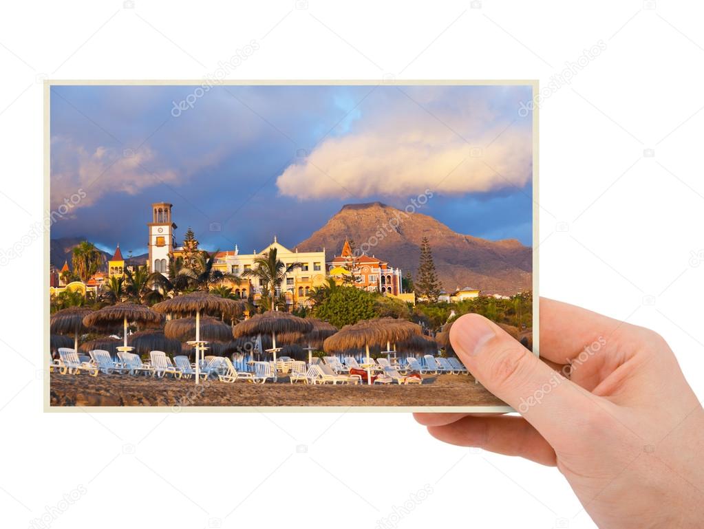 Tenerife Canary photography in hand