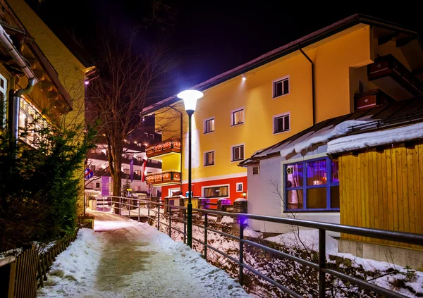 Bergen ski resort bad hofgastein Österrike — Stockfoto