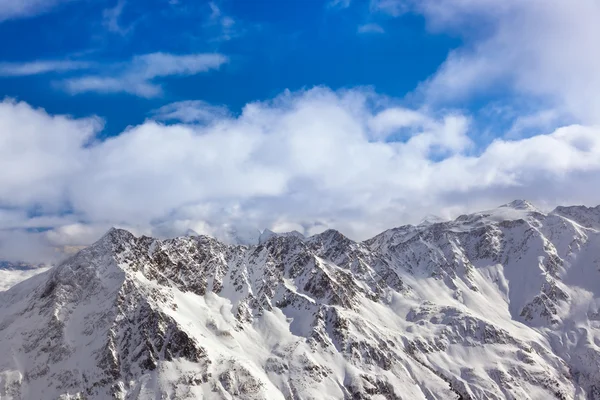 Dağlar kayak merkezi Solden Avusturya — Stok fotoğraf