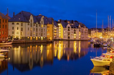 Cityscape alesund - Norveç