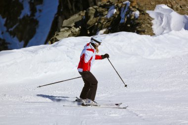 dağlar, kayakçı Kayak resort Innsbruck - Avusturya