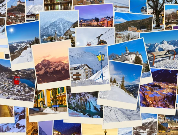 Verem a hegyek ski Ausztria képek (Fotóim) — Stock Fotó