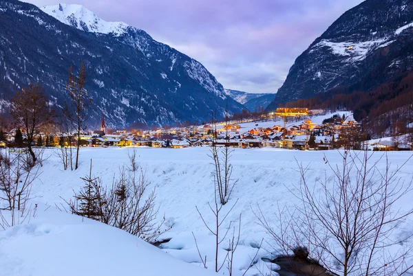 Villaggio Umhausen - Tirolo Austria — Foto Stock