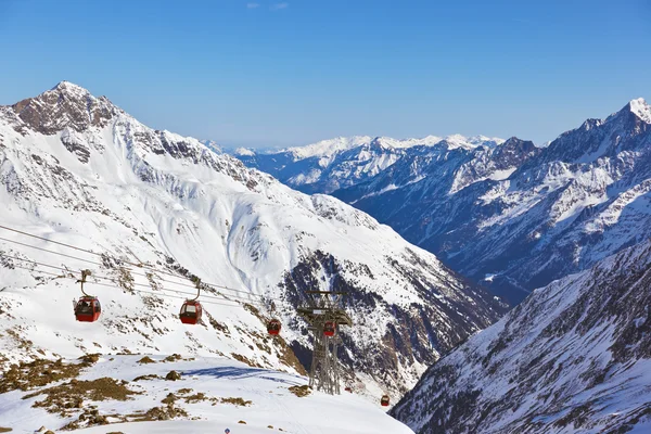 Montanhas estância de esqui - Innsbruck Áustria — Fotografia de Stock