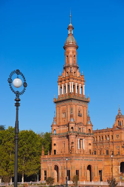 Palacio en la Plaza de España en Sevilla España —  Fotos de Stock