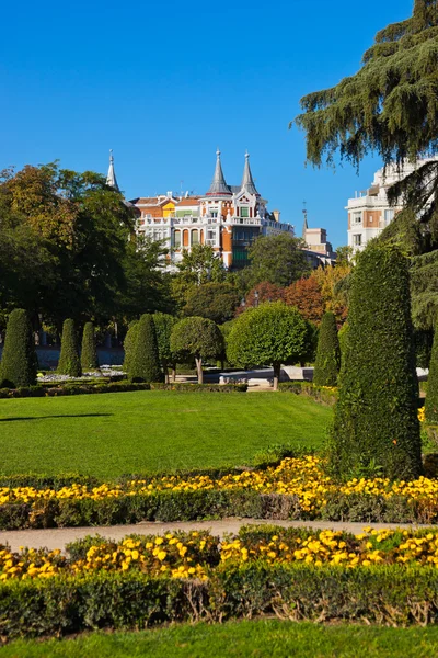 Parku Retiro, w Madrycie, Hiszpania — Zdjęcie stockowe