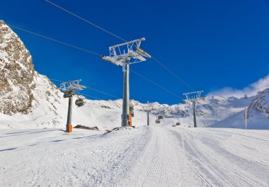 Mountain ski resort hochgurgl Avusturya