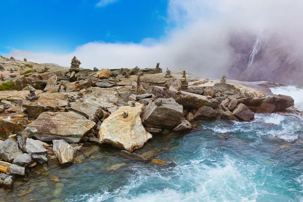 Stigfossen vattenfall - Norge — Stockfoto