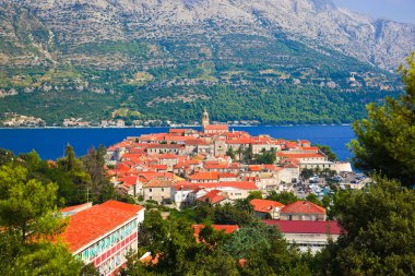 kasaba korcula, Hırvatistan