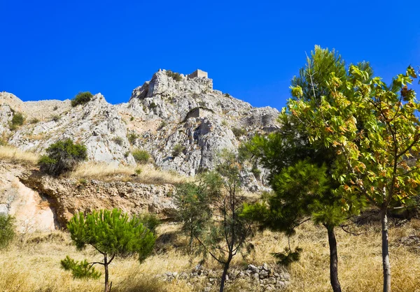 Old fort in Corinth, Greece — Stock Photo, Image