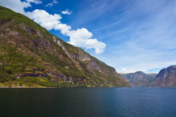Fjord naeroyfjord - Norsko — Stock fotografie