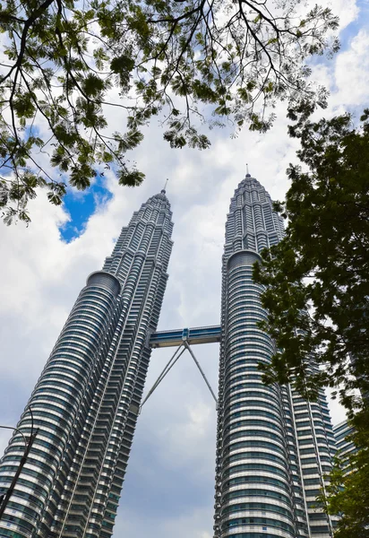 Twin towers at Kuala Lumpur (Malaysia) — Stock Photo, Image