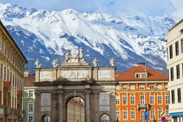 Triumf oblouk - Rakousko innsbruck — Stock fotografie