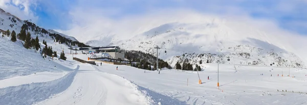 山滑雪度假村 obergurgl 奥地利 — 图库照片