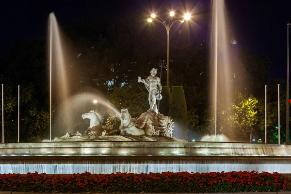 La fontaine de Neptune à Madrid — Photo