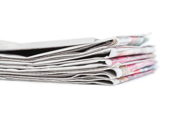 Stack of newspapers — Stock Photo, Image