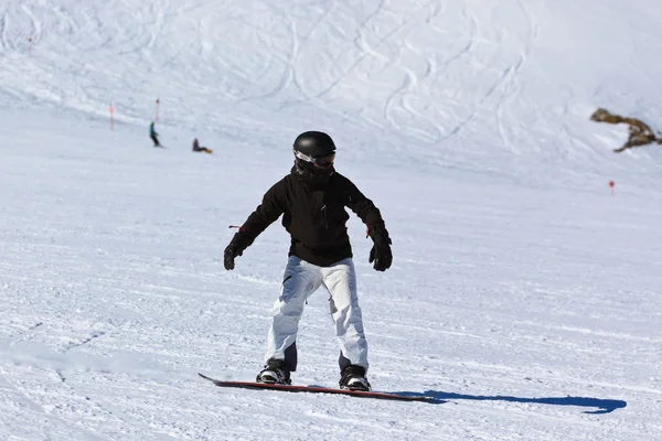 Skier at mountains ski resort Innsbruck - Austria — Stock Photo, Image