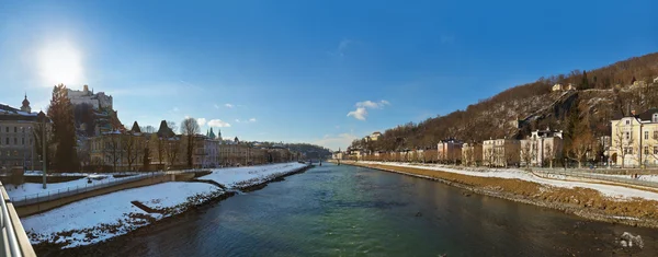 Panorama - salzburg Oostenrijk — Stockfoto