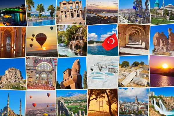 Pilha de Turquia viagens imagens — Fotografia de Stock