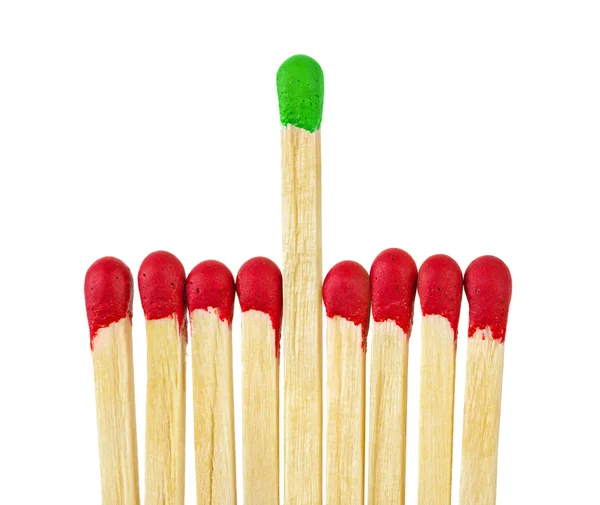 Matches - leadership concept — Stock Photo, Image