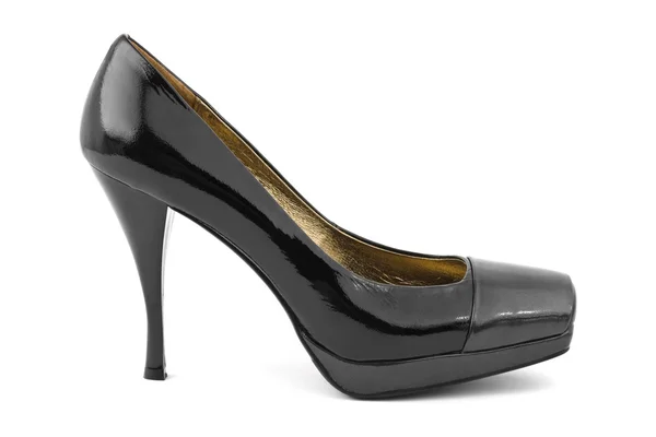 Black woman shoe — Stock Photo, Image