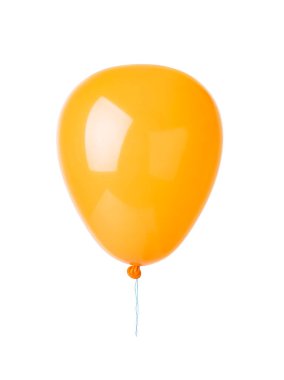 Beyaz arka plan üzerinde izole hava balonu