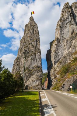 Dinant 'tan Rock Bayard - Belçika - doğa geçmişi