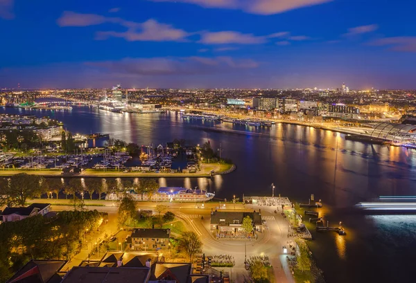 Paisaje Urbano Ámsterdam Países Bajos Fondo Arquitectónico — Foto de Stock