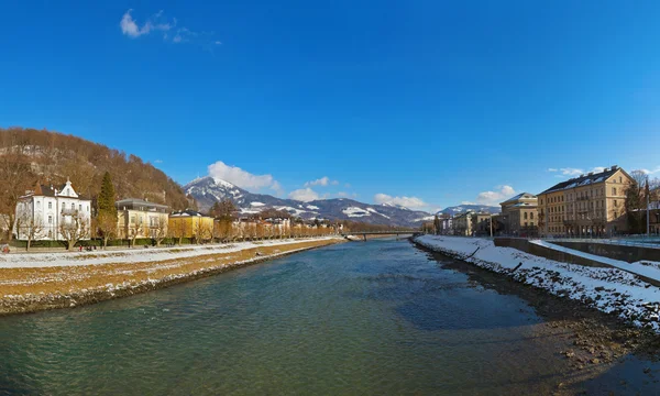 Panorama - Salzburgo Austria — Foto de Stock