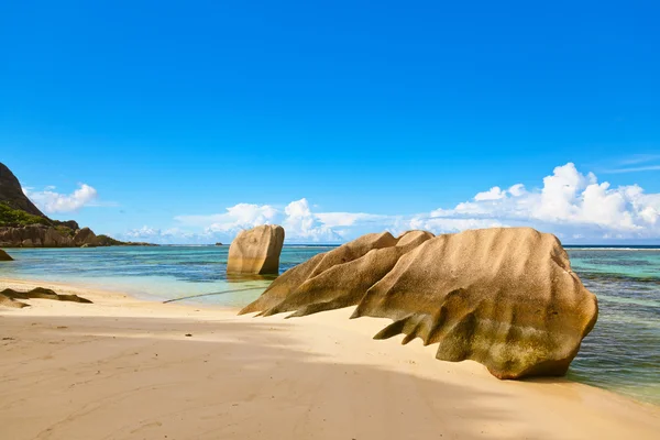 Strand Source d 'Argent auf den Seychellen — Stockfoto