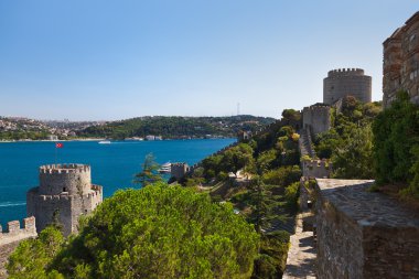 İstanbul Türkiye 'deki Rumeli Kalesi