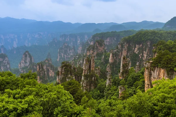 天子阿凡达山自然公园 武陵园中国 旅游背景 — 图库照片