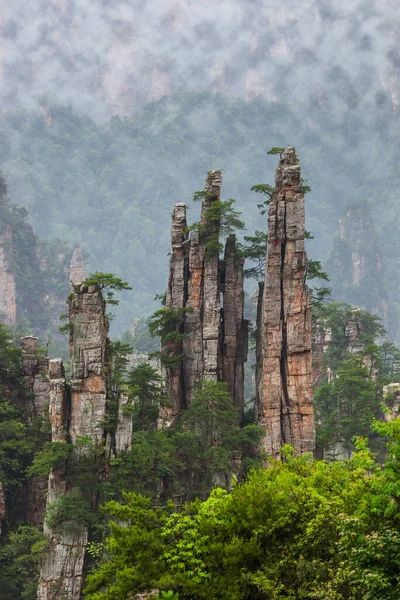 Park Przyrody Tianzi Avatar Wulingyuan Chiny Podróże — Zdjęcie stockowe