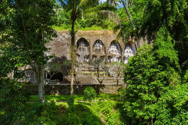 印度尼西亚巴厘岛Ganung Kawi寺 旅行和建筑背景 — 图库照片