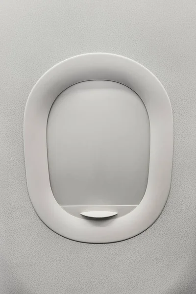 Okno Samolotu Zamknięte Tło Technologiczne — Zdjęcie stockowe