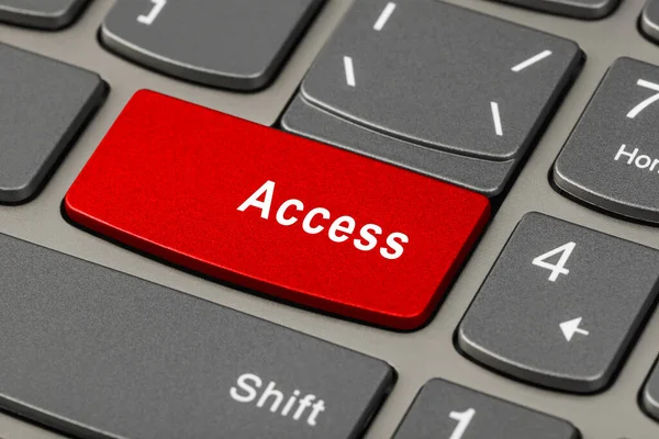 Erişim anahtarı olan bilgisayar defteri klavyesi - teknoloji arkaplanı
